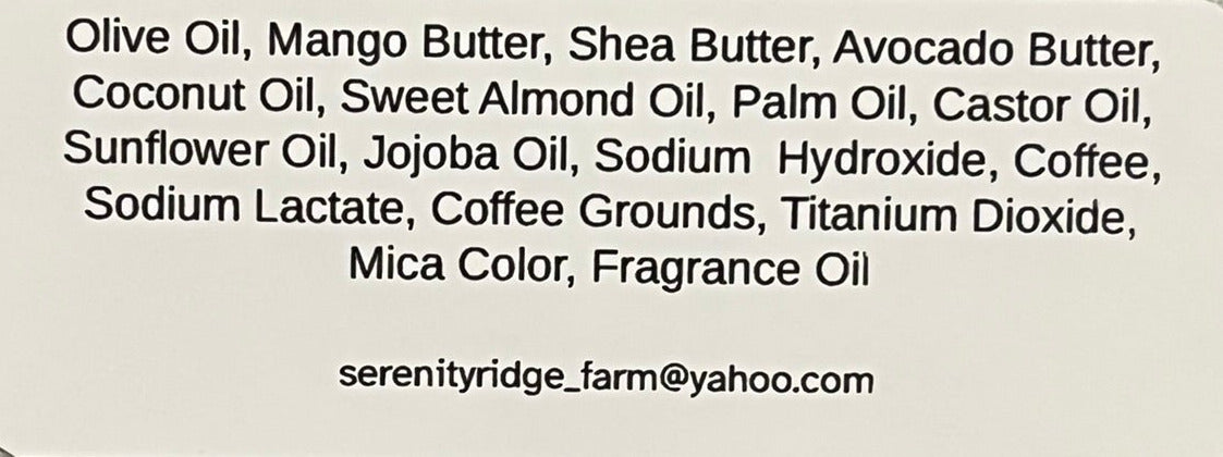 List of ingredients on a label against a gray textured background