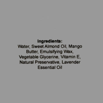 Ingredients List on light background