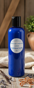 Body Lotion Sandalwood Vanilla in natural farm setting